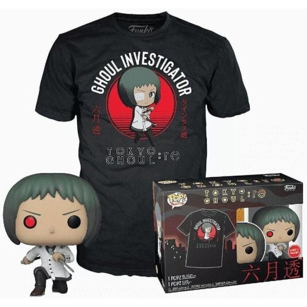 Funko POP! & Tee Tokyo Ghoul:re – Toru Mutsuki Pop + Size L T-Shirt Collector Bo